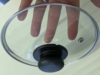 Coperchio in vetro per pentola