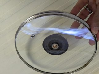 Coperchio in vetro per pentola