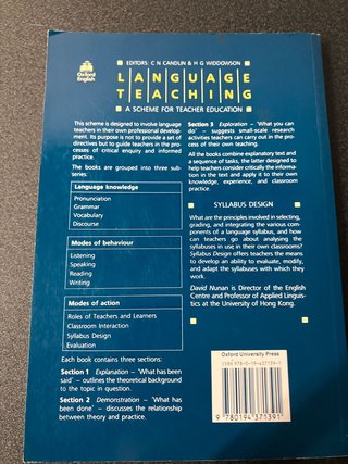 Syllabus Design
