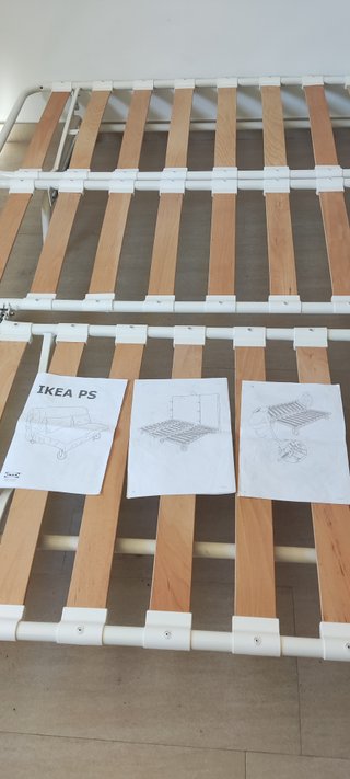 Sofá Cama Doble IKEA PS Blanco
