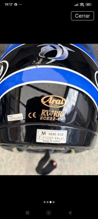 Casco Arai RX7 -RR Talla M