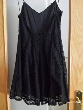 Vestido Negro Fiesta Mango