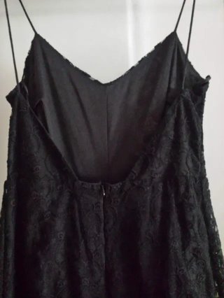 Vestido Negro Fiesta Mango