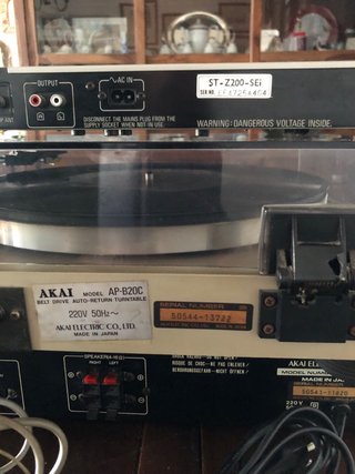 Impianto Stereo Akai Vintage Anni 80