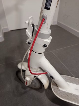 Patinete Eléctrico Xiaomi Blanco meses de uso.