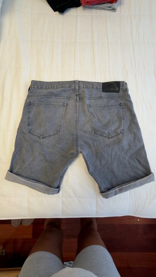 Pantalones cortos grises hombre Talla 34/44