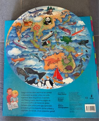 Atlas del mundo infantil Mi primer atlas magnético
