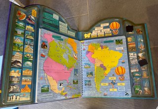 Atlas del mundo infantil Mi primer atlas magnético