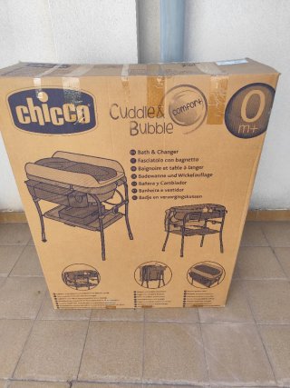 Cambiador y bañera bebé Chicco