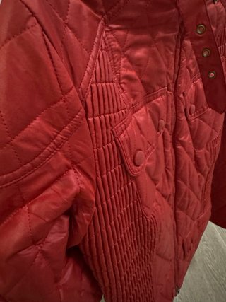 Chaqueta Barbour Roja Acolchada