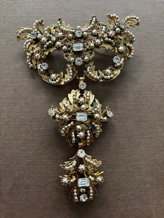 Aderezo de fallera oro y plata
