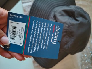 Cappello Dubarry uomo grigio con cartellino