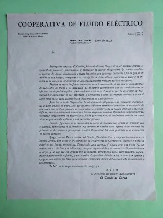 Folleto Obligaciones Eléctricas 1923