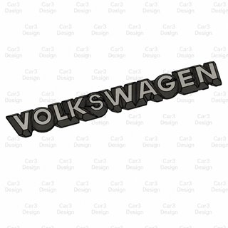 VOLKSWAGEN GOLF JETTA PASSAT MK2 EMBLEMA TRASERO