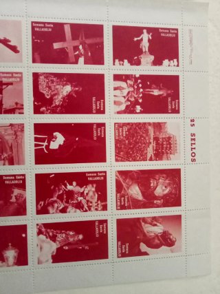 Colección 50 Sellos Semana Santa Valladolid (1976)