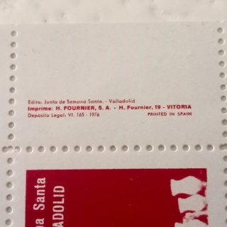 Colección 50 Sellos Semana Santa Valladolid (1976)