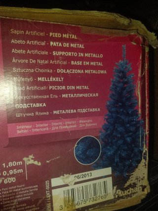 Árbol de Navidad Artificial verde con Base Metálic