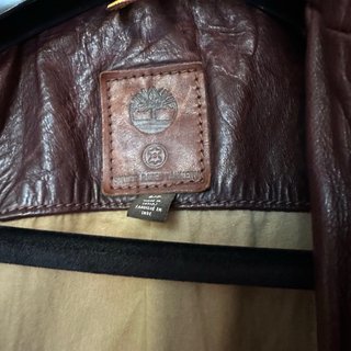 Chaqueta de Piel Timberland Marrón