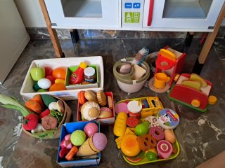 Cocina infantil de juguete