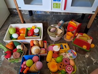 Cocina infantil de juguete