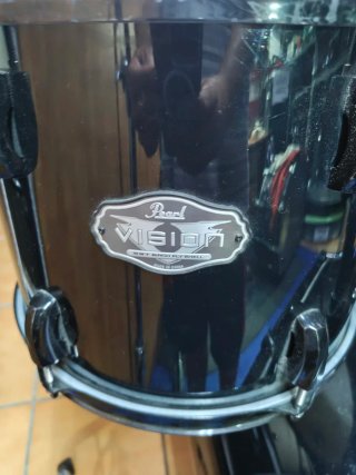 Batería Pearl Vision Completa Negra