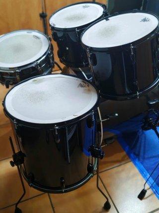 Batería Pearl Vision Completa Negra