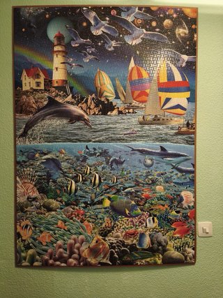 Puzzle 4000 Piezas Paisaje Marino y Espacial