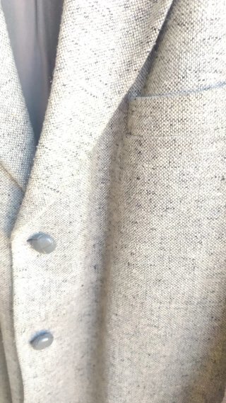 Americana jaspeada de lanilla hombre