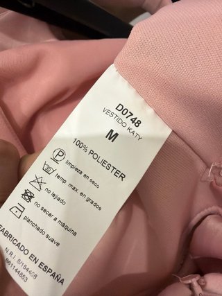 Vestido largo rosa con pedrería