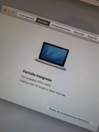 MacBook Pro 13 i5 (2012) - Sin Disco Duro