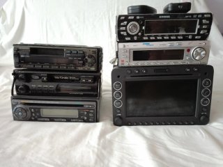 Lote 6 radios coche averiados (leer anuncio)