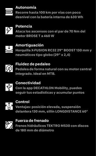 Bicicleta Rockrider E-EXPL 700 TALLA L