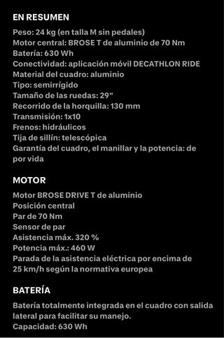 Bicicleta Rockrider E-EXPL 700 TALLA L