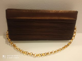 Bolso y Zapatos de Fiesta Bronce Precioso conjunto