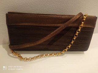 Bolso y Zapatos de Fiesta Bronce Precioso conjunto