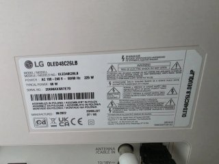 TV LG OLED 48" C2 (OLED48C26LB) 4K 120Hz + Caja