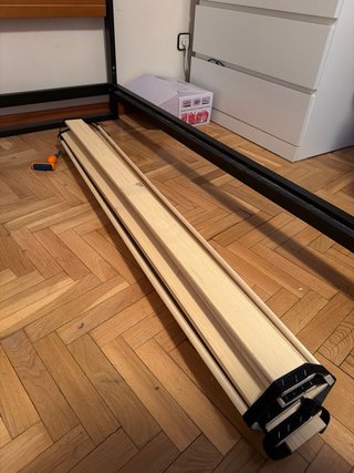 Cama 135x190 Metal y Madera