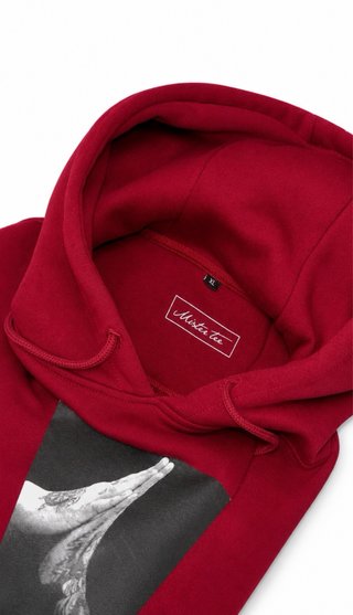 Sudadera Snipes Roja con Estampado
