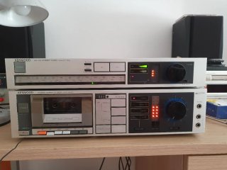 Kenwood Cassette Deck KX-3 y Sintonizador KT-3L