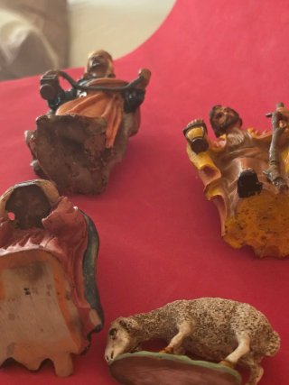 Figuras Belén nacimiento Vintage surtidas