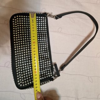 Bolso Zara Negro con Brillantes