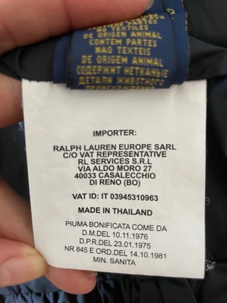 Chaleco acolchado Polo Ralph Lauren Talla S