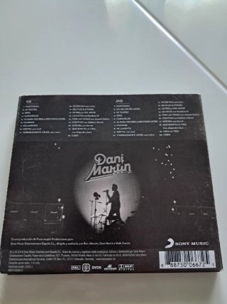 CD + DVD Dani Martín Mi Teatro