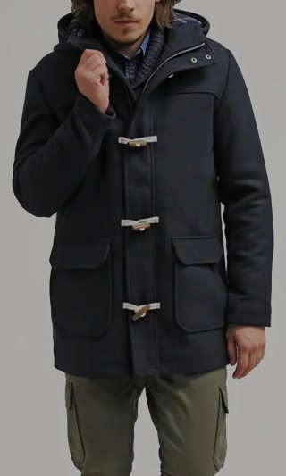 Abrigo corto Pier One azul marino talla M