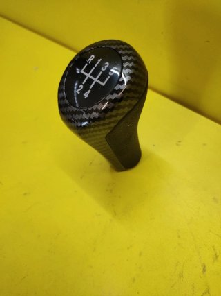 POMO PALANCA CAMBIO BMW E46 E60 E90 NEGRO CARBON 5
