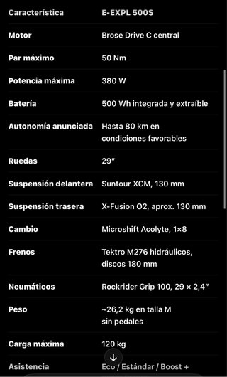 Bicicleta Rockrider E-EXPL 500S Eléctrica TALLA M