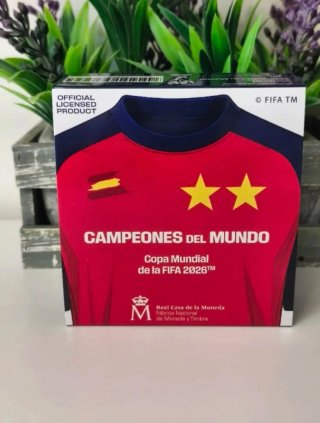 Moneda 5 Euros Plata Mundial Campeones