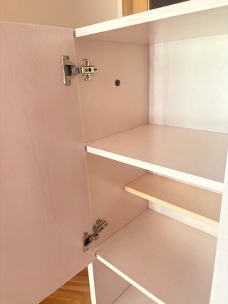 Armario Mueble Salón Beige/Blanco