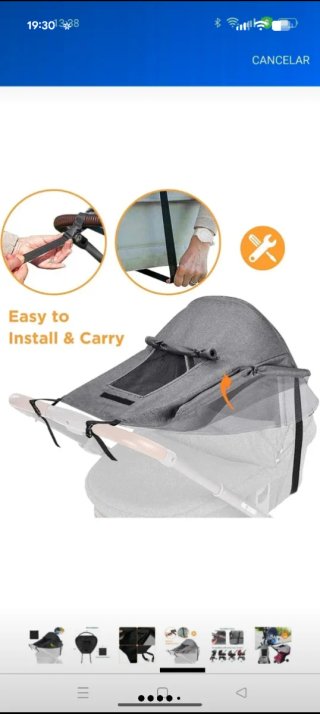 Parasol para carrito de bebé universal