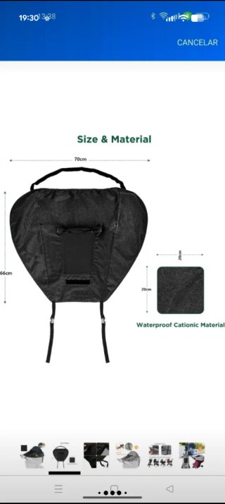 Parasol para carrito de bebé universal